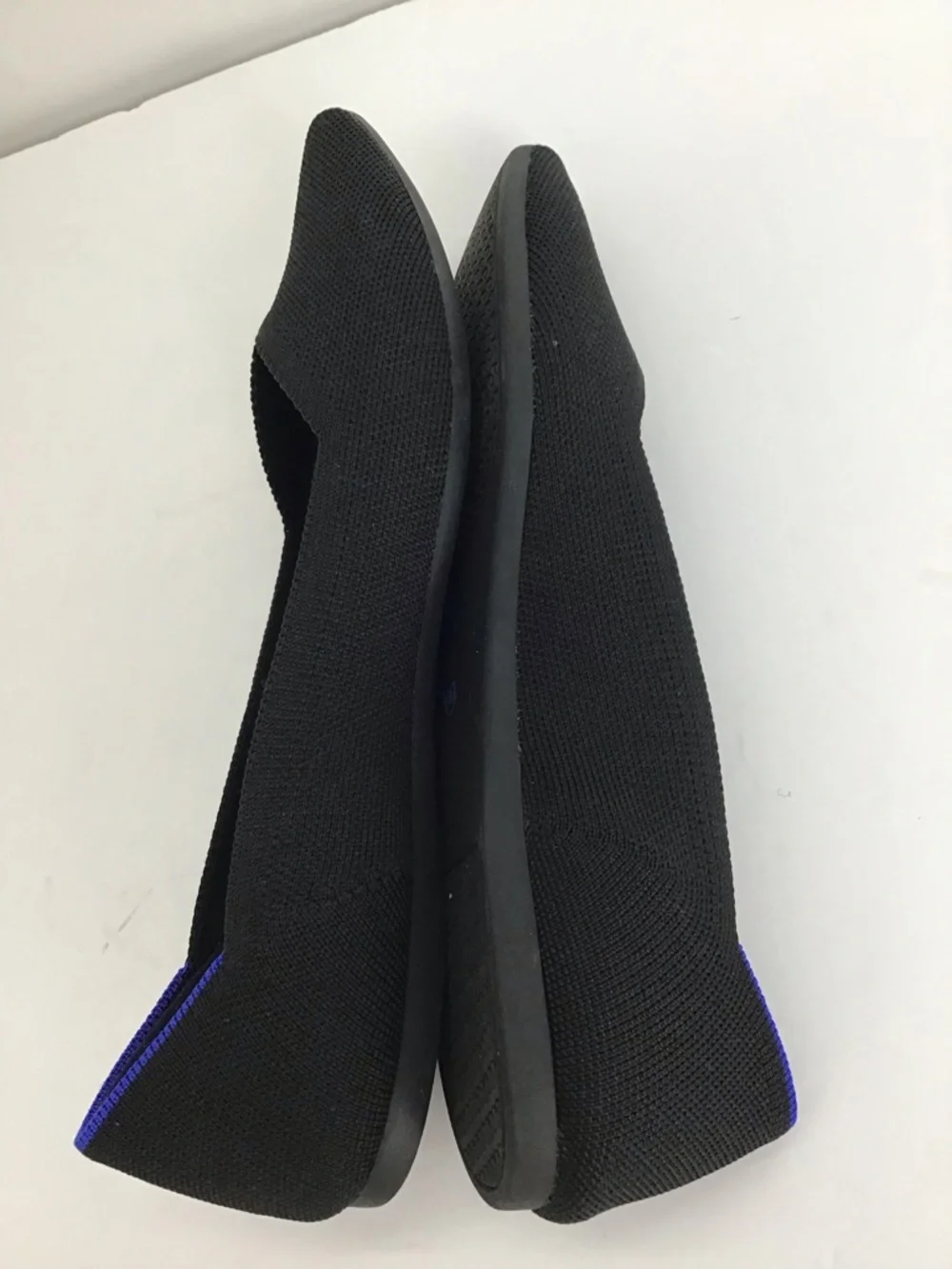 Rothy’s Women’s The Point II Flats Slip-On Comfortable Washable Black Size 10W